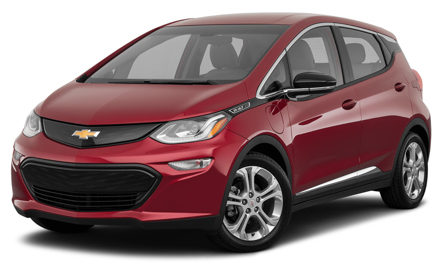 Chevrolet Bolt вишневого кольору