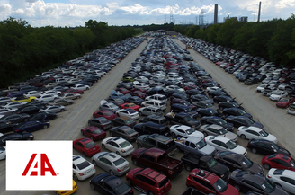 Фотография аукциона IAAI сверху