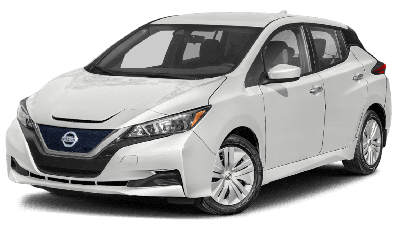 Nissan LEAF белого цвета