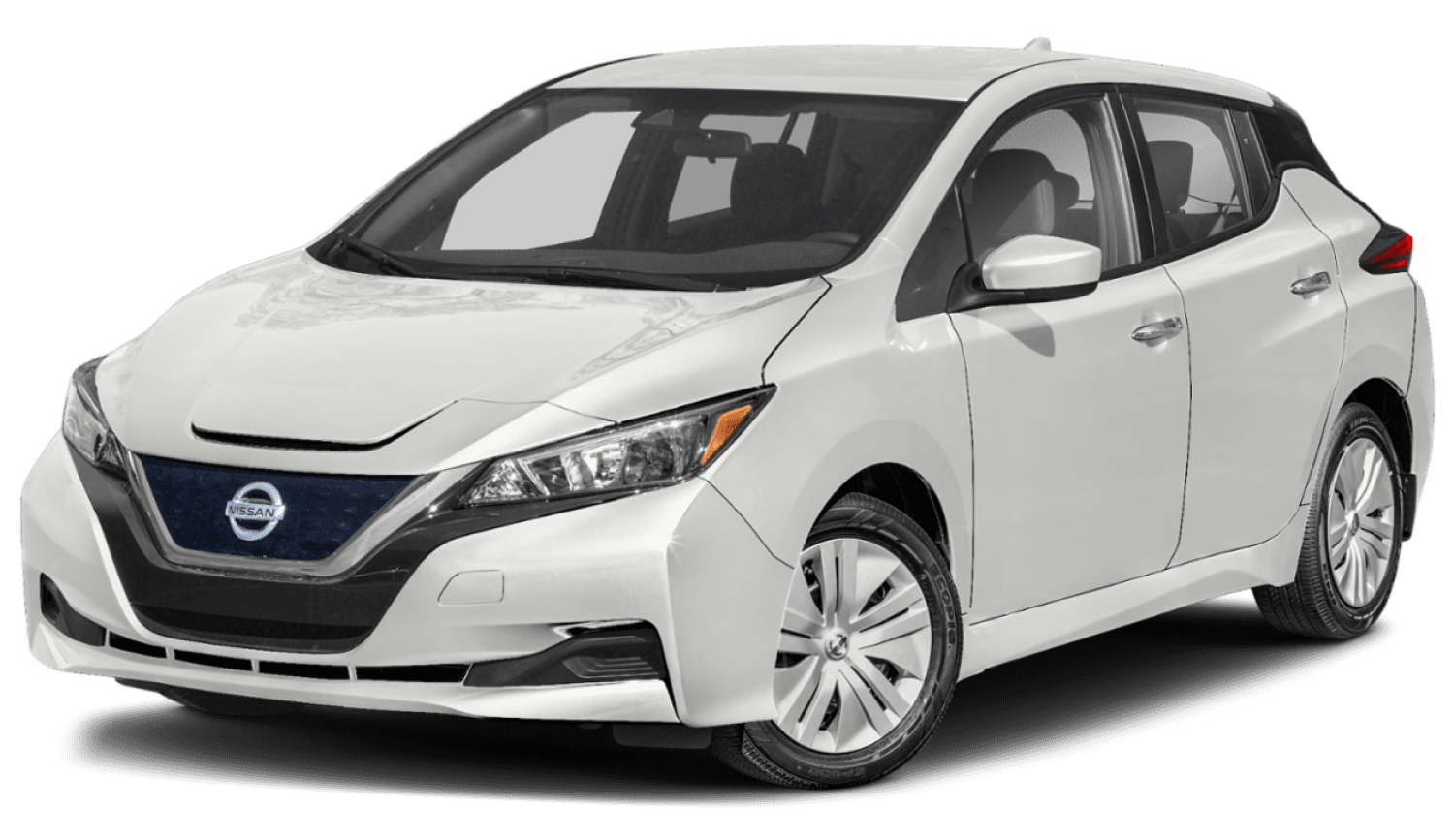 Nissan LEAF білого кольору
