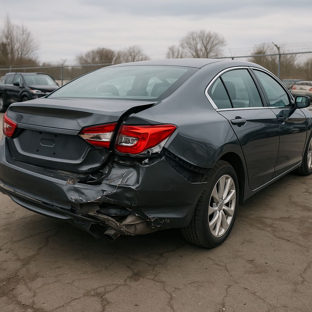 Автомобили с повреждением задней части (Rear-End)