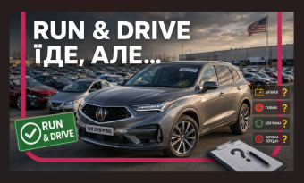 Що таке Run and Drive на аукціоні США і чому це важливо