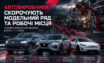 Автовиробники скорочують модельний ряд та робочі місця: головні зміни в автобізнесі влітку 2026 року