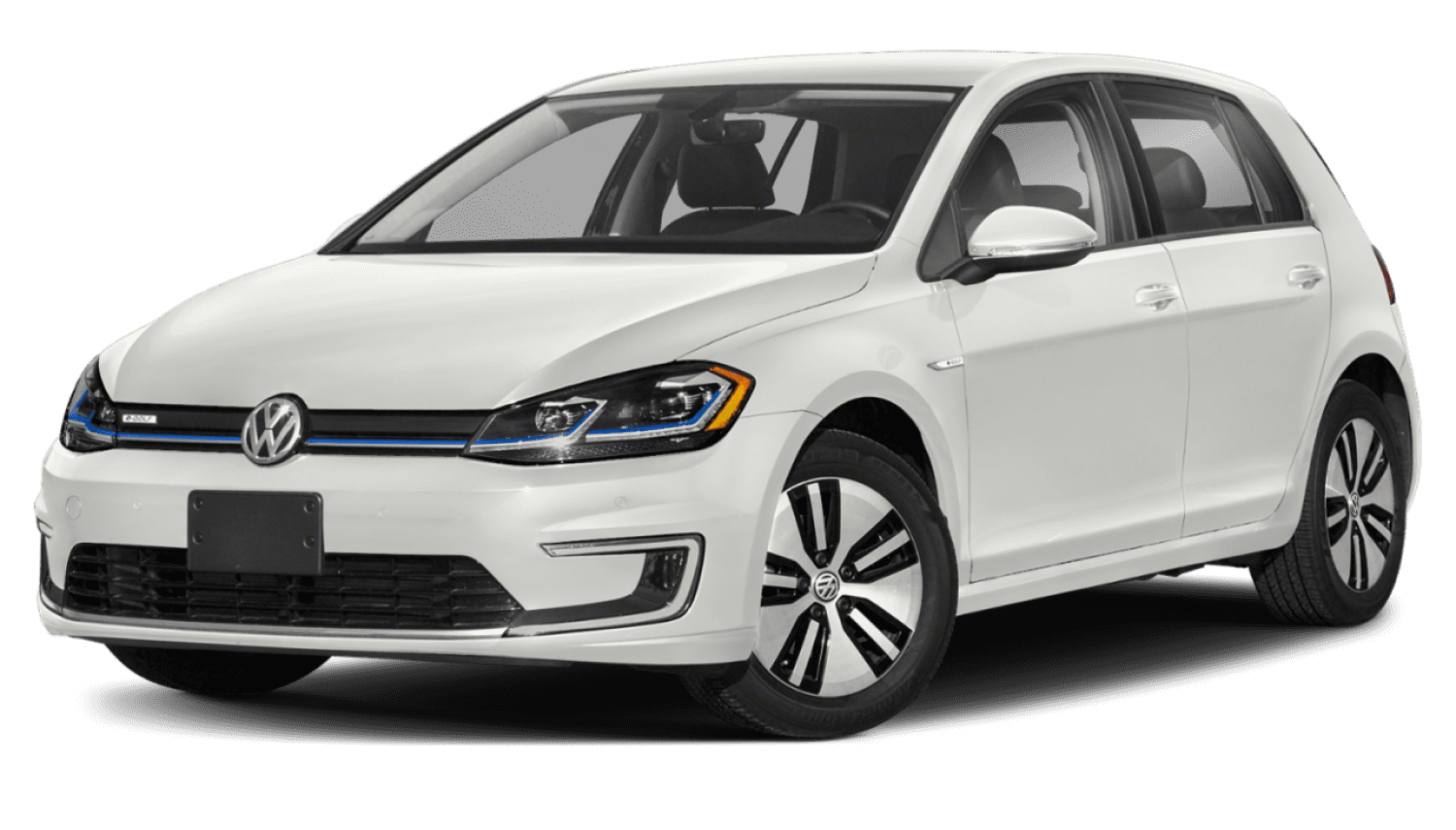 Volkswagen e-Golf білого кольору

